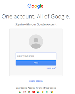how to sign in at Gmail / Blogger