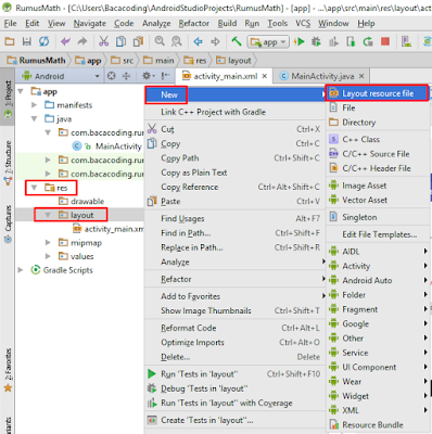 Cara Membuat Aplikasi Volume Bola dan Konversi Bilangan Menggunakan Intent pada Android Studio