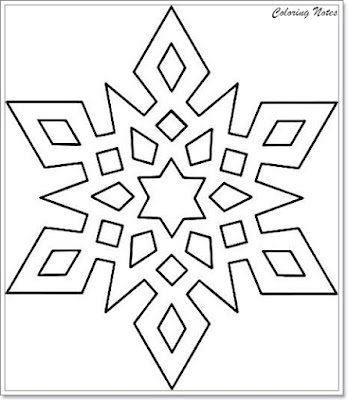Snowflake Coloring Pages for Preschoolers, Simple Snowflake Coloring Pages Printable, Christmas Snowflake Coloring Pages