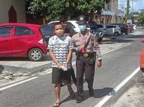 Pengawalan Tahanan dan Patroli Jalan Kaki, Latihan Siswa SPN Polda Kalteng