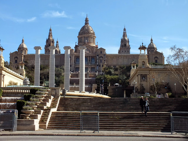 la Plaza de España en Barcelona