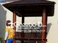 Gazebo Minimalis Sangat Cocok untuk Taman Rumah