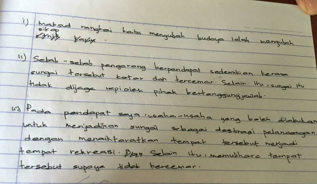 Laman Bahasa Melayu SPM: JAWAPAN SOALAN 1 ( RUMUSAN) DAN 