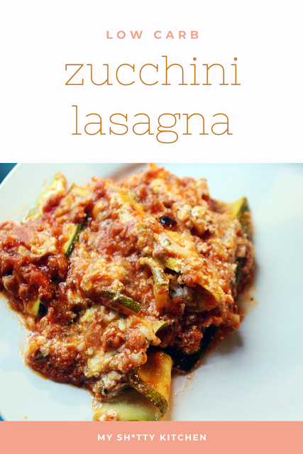 Low Carb Sour Cream Zucchini Lasagna