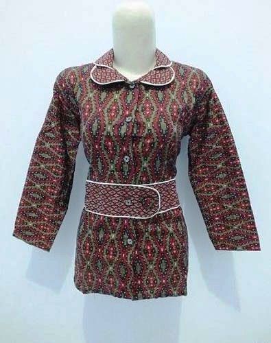  35 model seragam  batik guru modis dan polos modern  