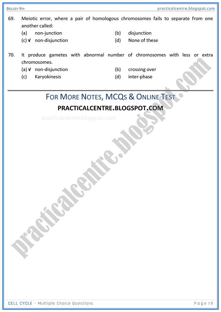 cell-cycle-mcqs-biology-9th-notes