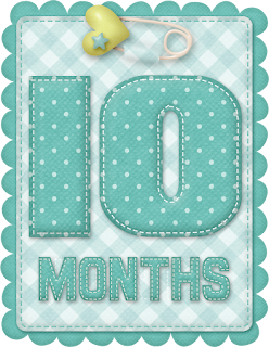 Free Printable Baby Month Counter for Boys. 