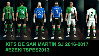 Kits San Martin de SJ 2016-2017 Pes 2013 By Ezekitmaker