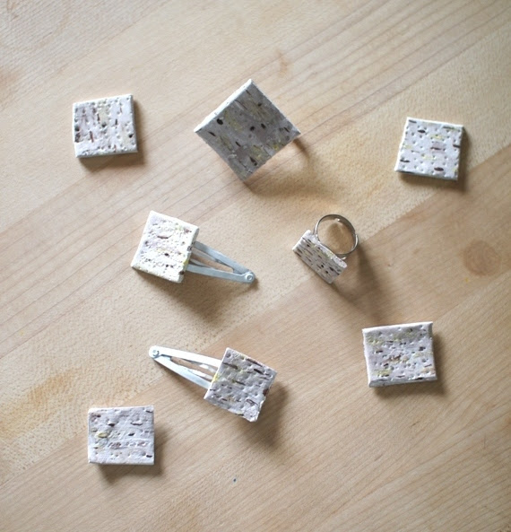 Make your own clay matzo jewelry to celebrate Unleavened Bread | Land of Honey