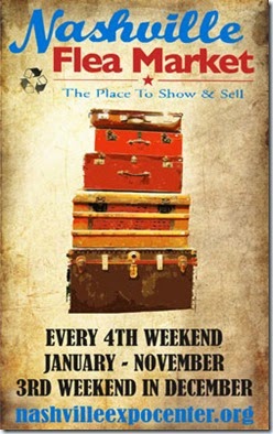Nashville flea poster