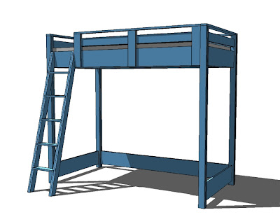 building plans for loft bed