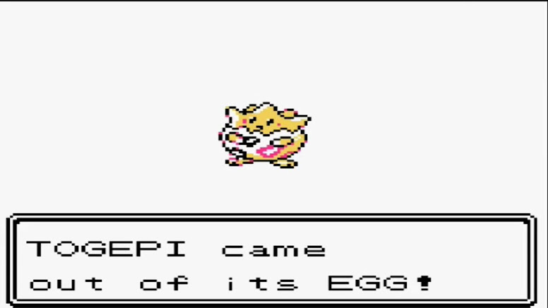 Pokémon Gold e Silver Togepi Egg