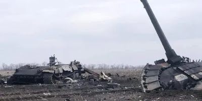 Os militares ucranianos estão transformando os equipamentos dos ocupantes em sucata (Foto: Estado Maior das Forças Armadas)