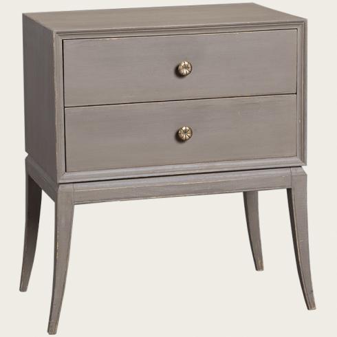 Hospital Bedside Table  Drawers on Bedside Table Two Drawers With Brass Pulls