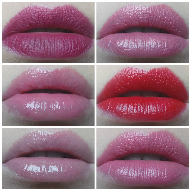 lipstick swatches