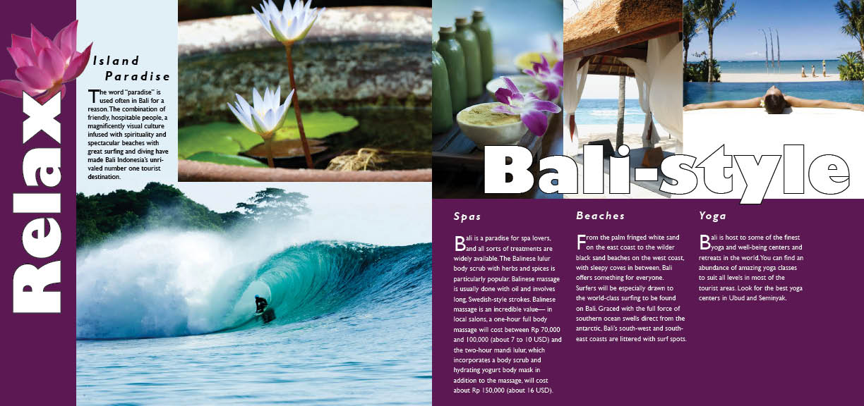 Katrina Miller Design Bali  Travel Brochure 