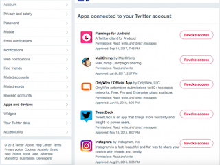 Cara Menghapus akses Aplikasi pihak ketiga dari Facebook, Twitter dan Google