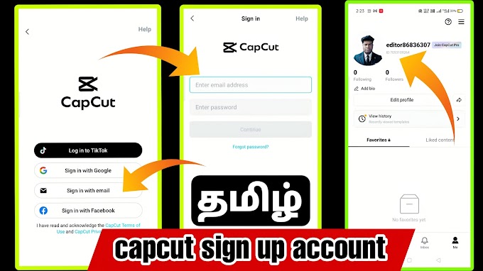 How to Capcut sign up account