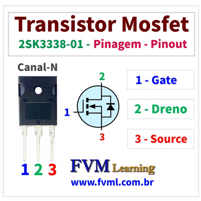 Datasheet-Pinagem-Pinout-Transistor-Mosfet-Canal-N-2SK3338-01-Características-Substituição-fvml