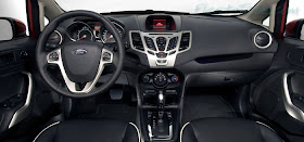 Interior view of 2011 Ford Fiesta