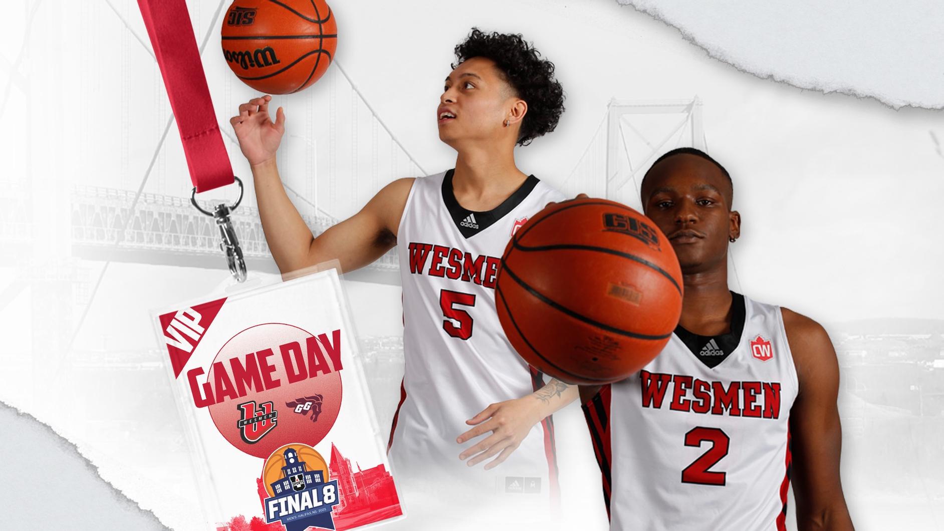 WATCH LIVE ONLINE Wesmen Mens Basketball Enter USPORTS National Championship as #7 Seed; Tips Friday at Noon vs Ottawa