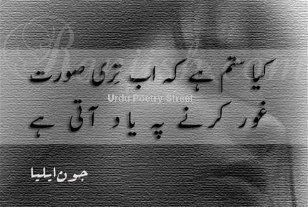 What is the famous quote of Jaun Elia?
