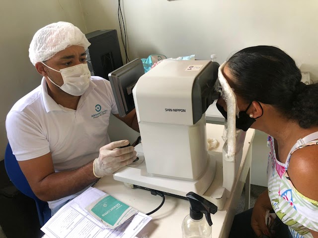 Projeto Glaucoma foi realizado no Posto de Saúde de Macajuba, nesta quinta.