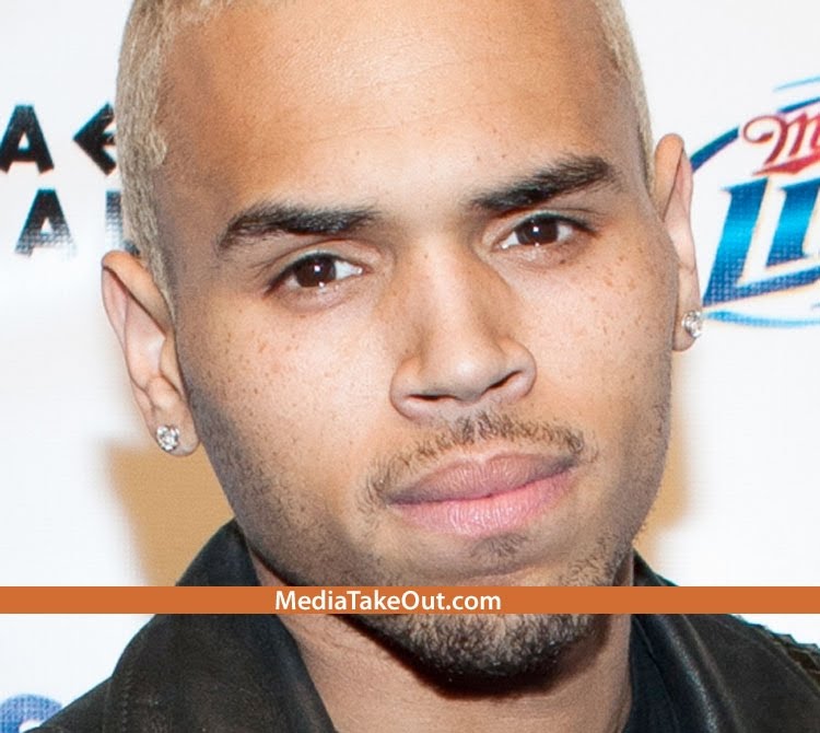 chris brown blonde hair. First the BLONDE hair