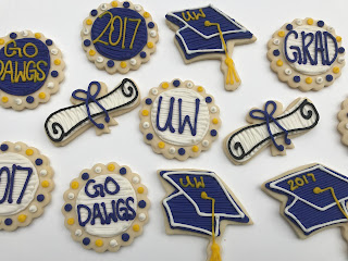 University of Washington Graduation Cookies