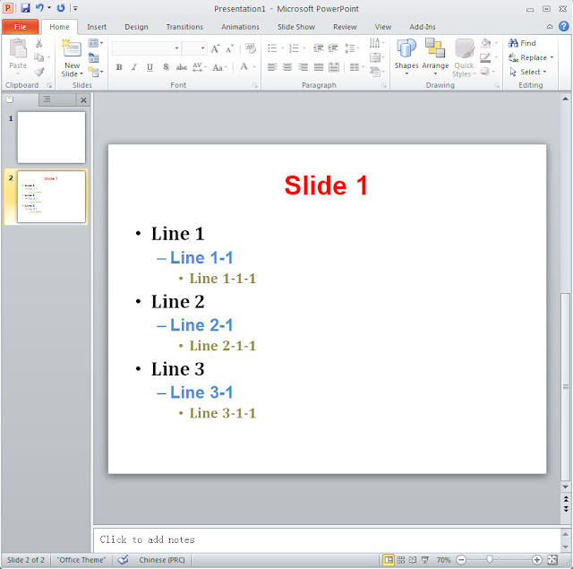 word to powerpoint step 3