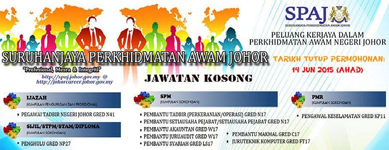 Permohonan Dan Pendaftaran Jawatan Kosong SPAJ Online