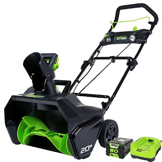 GreenWorks Pro 80V 20" Cordless Snow Thrower, image, review features & specifications