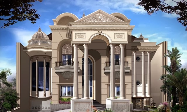 Desain Rumah Mewah Gaya Mediterania  Contoh Disain rumah 