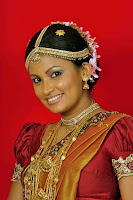 Muthu Tharanga in Wedding Dress