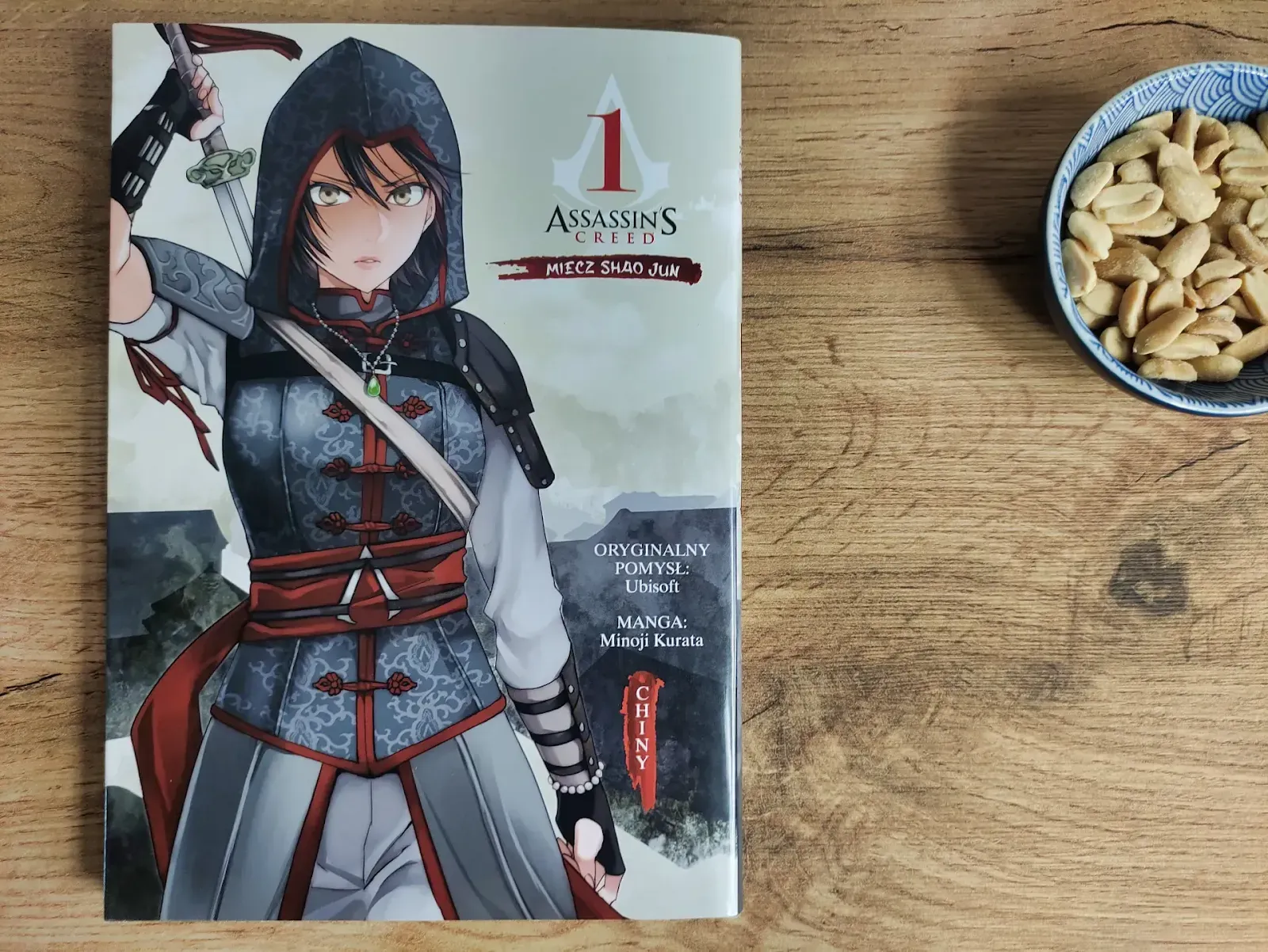 Okładka mangi Assassin's Creed: Miecz Shao Jun. Tom 1