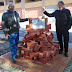 Retiran el monumento a los albañiles de Jumilla a fin de realizar uno nuevo 