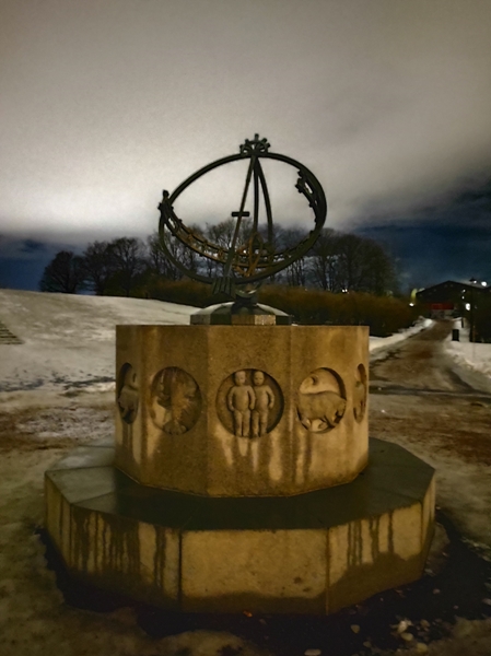 Vigelandsparken oslo kveldstid