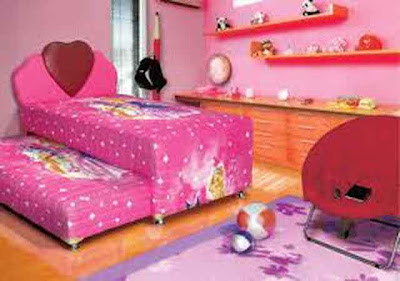 Desain Interior Ruang Tidur Pink Minmalis 05