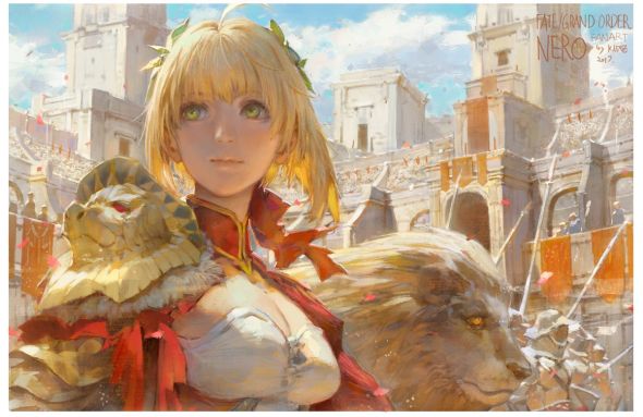 Krenz Cushart artstation deviantart arte ilustrações mulheres fantasia anime