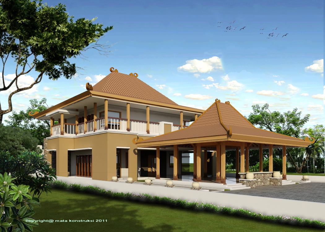 105 Denah  Rumah  Joglo  Modern Minimalis Gambar Desain 