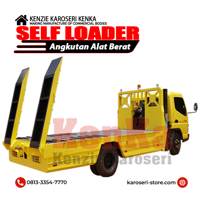 Harga Pembuatan Karoseri Self Loader - Angkutan Alat Berat