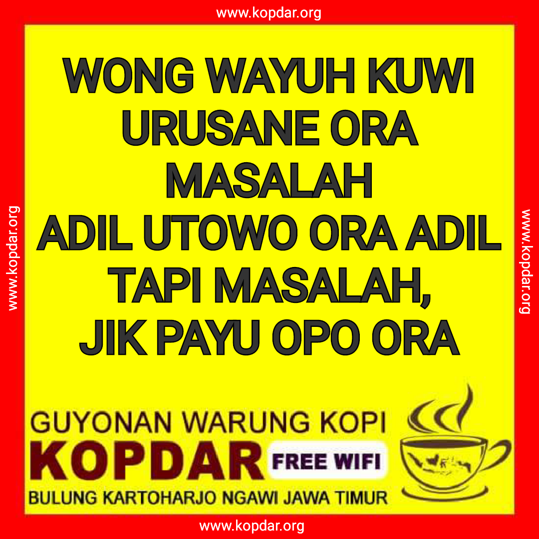 Kata Kata Lucu Warung Kopi Cikimmcom