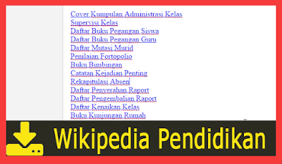 Kumpulan Administrasi Guru SD/MI, SMP/MTs, SMA/SMK/MA Super Lengkap