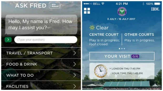 Image Attribute: Wimbledon and IBM create Fred, an AI chatbot for tennis fans
