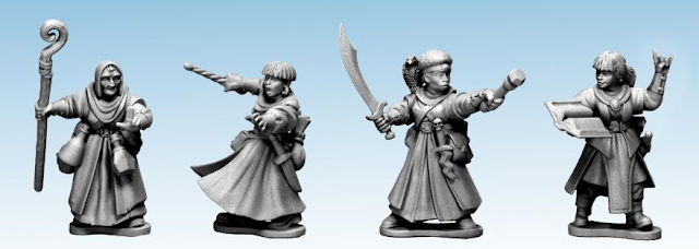 Breaking! Northstar Miniatures: Hard-Plastic Frostgrave Female Wizards Preview!