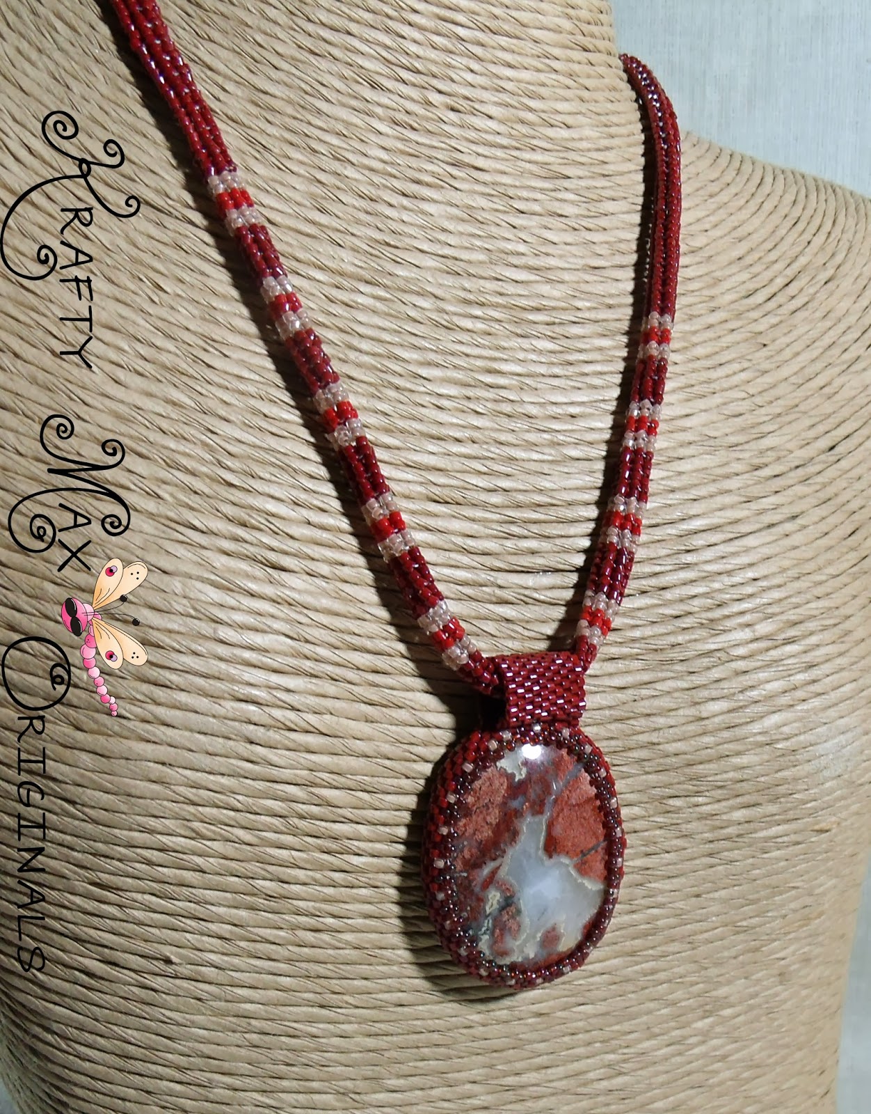 http://www.lajuliet.com/index.php/2013-01-04-15-21-51/ad/beadwork,46/red-velvet-and-cream-handmade-beadwoven-necklace-set-a-krafty-max-original-design,226