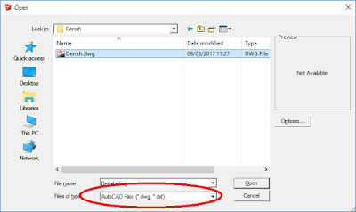 Import dwg ke SketchUp