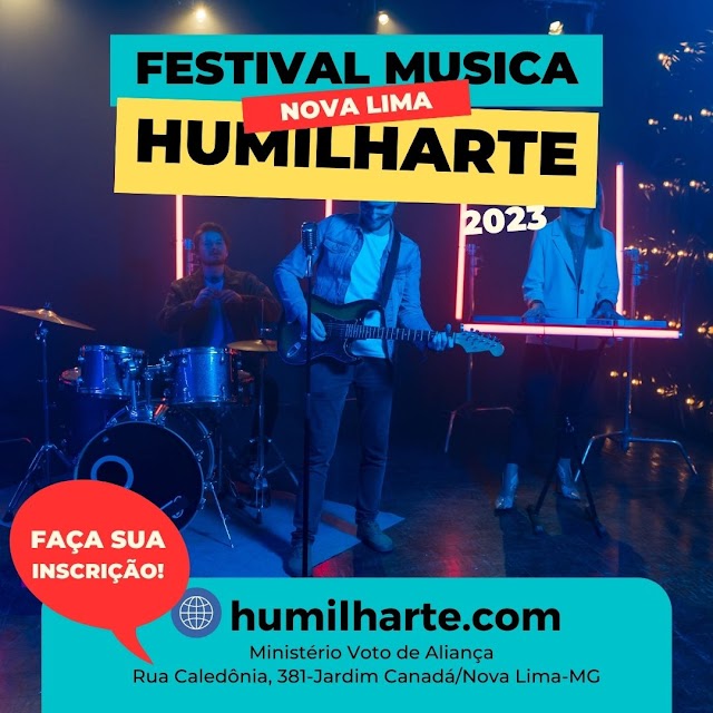 O festival HUMILHARTE, que promove a arte e cultura em Minas Gerais, está de volta! Mas desta vez, de forma online para candidatos de outros estados. 
