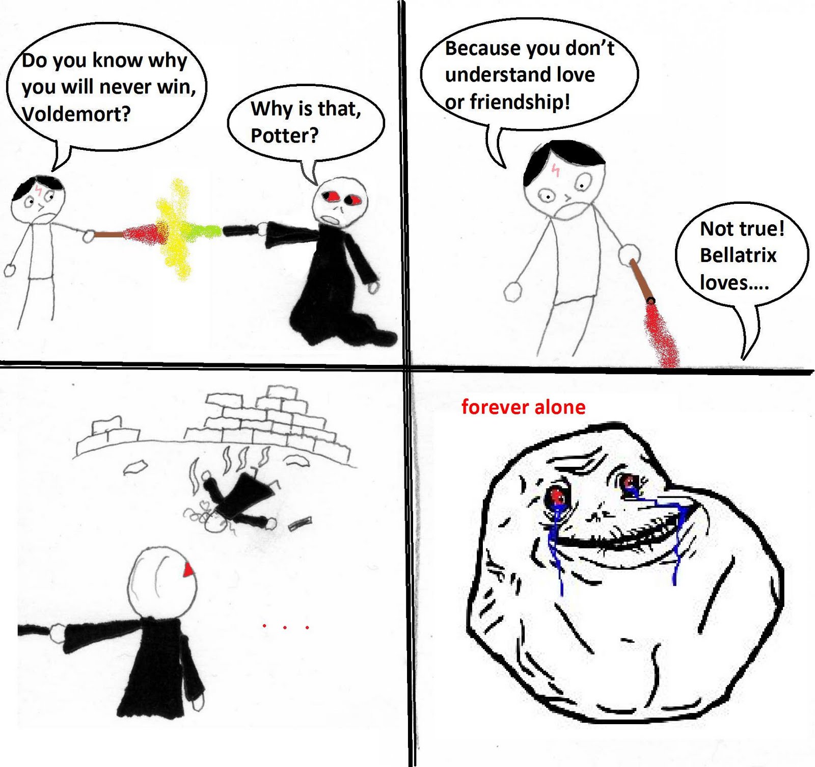 The Winter Words A Harry Potter Forever Alone Comic