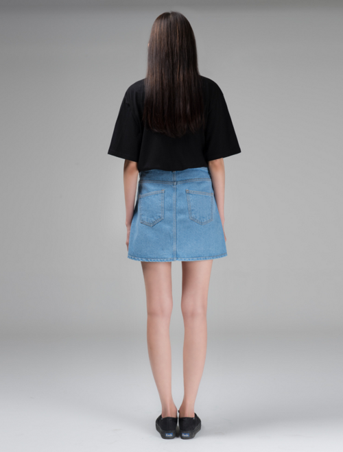  Blue Denim Skirt